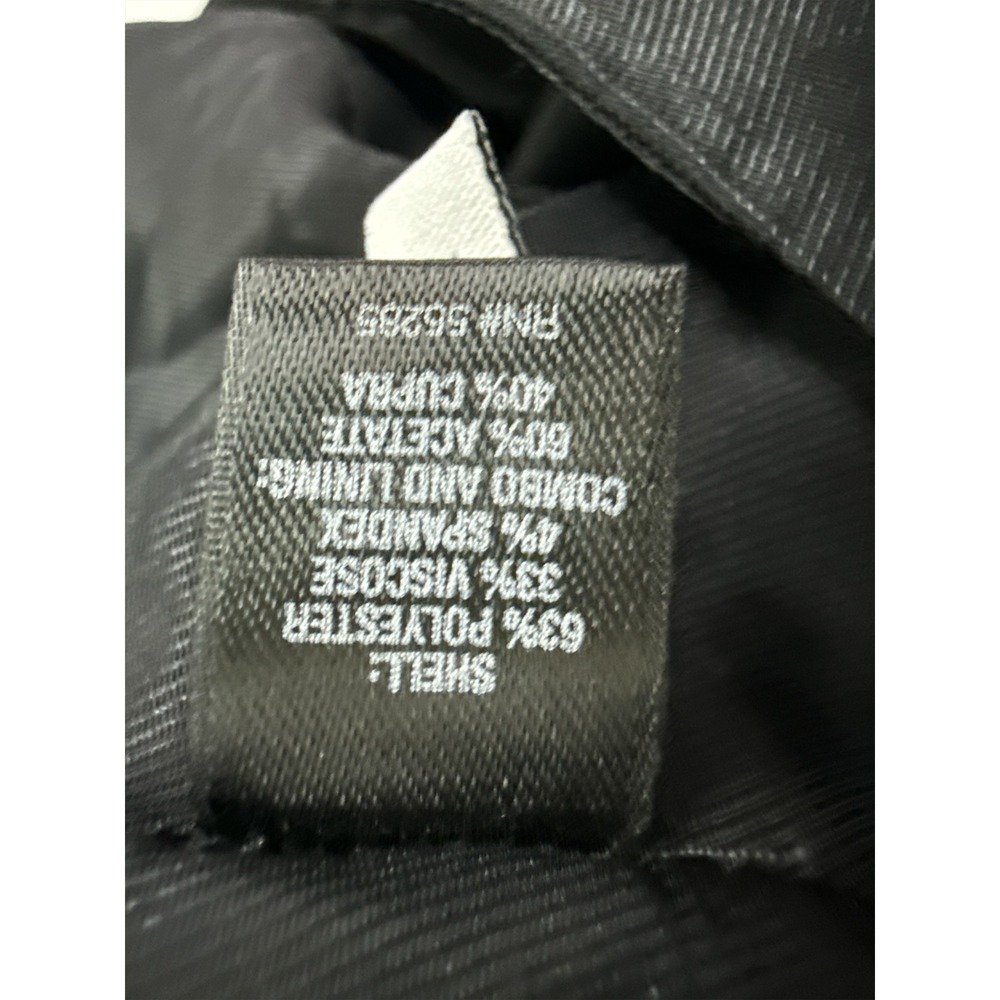 Express Design Studio Vest Womens 4 Black Pinstripe Y2K Workwear Tailor - Picture 7 of 8